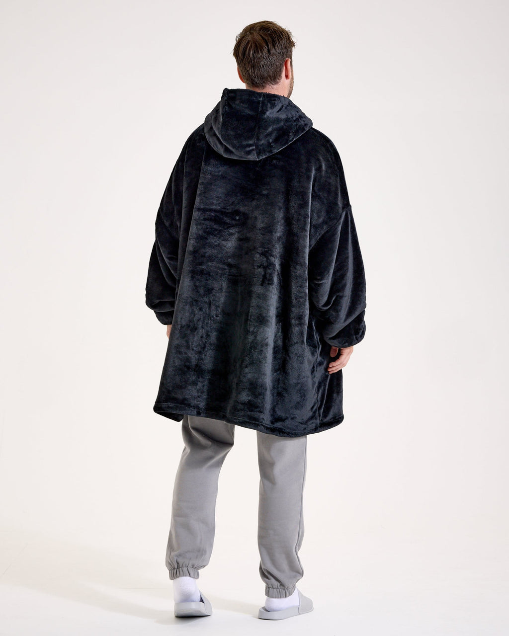 Black Hooded Blanket