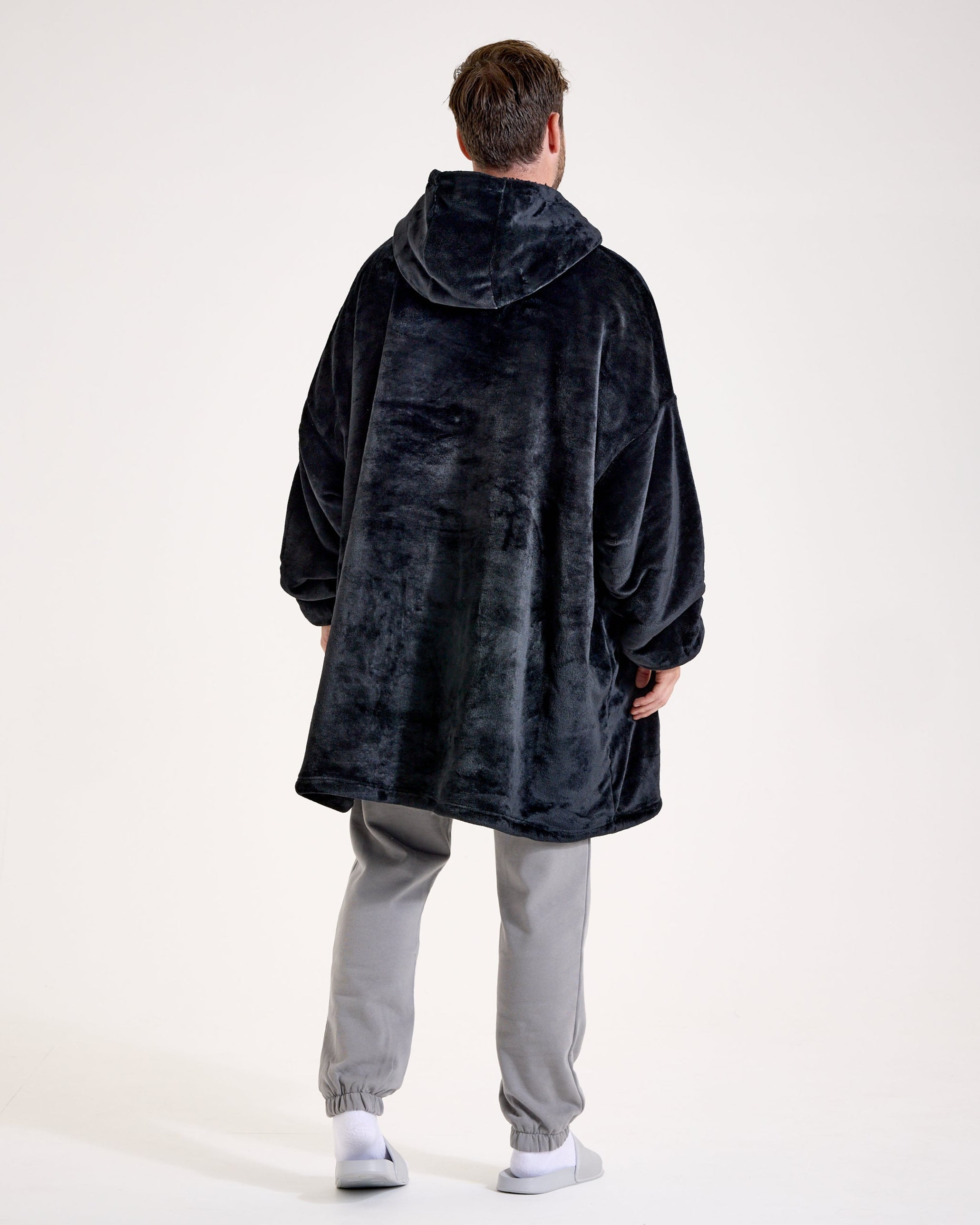 Black Hooded Blanket