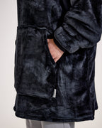 Black Hooded Blanket