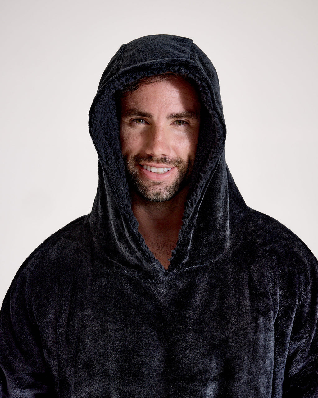 Black Hooded Blanket
