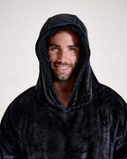 Black Hooded Blanket