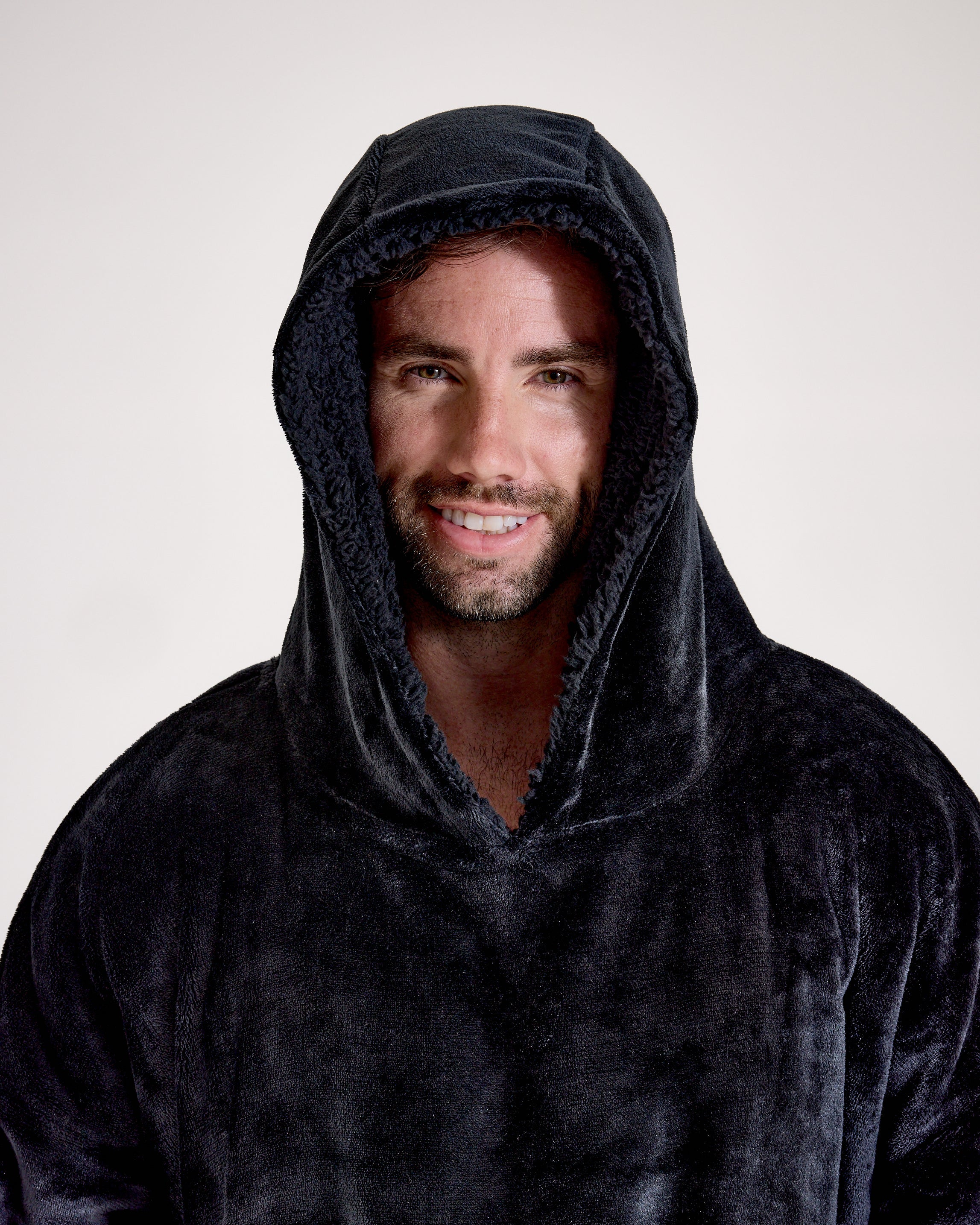 Black Hooded Blanket