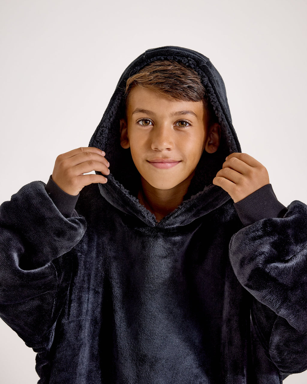 Black Hooded Blanket
