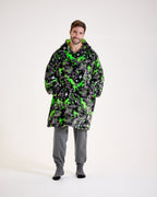 Football Graffiti Hooded Blanket