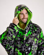 Football Graffiti Hooded Blanket