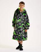 Football Graffiti Hooded Blanket