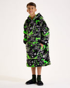 Football Graffiti Hooded Blanket