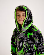 Football Graffiti Hooded Blanket