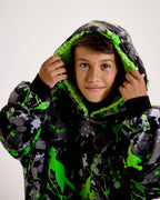 Football Graffiti Hooded Blanket
