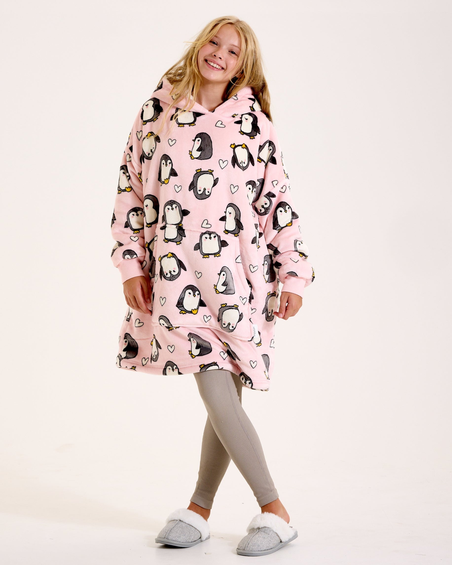 Penguin Hooded Blanket