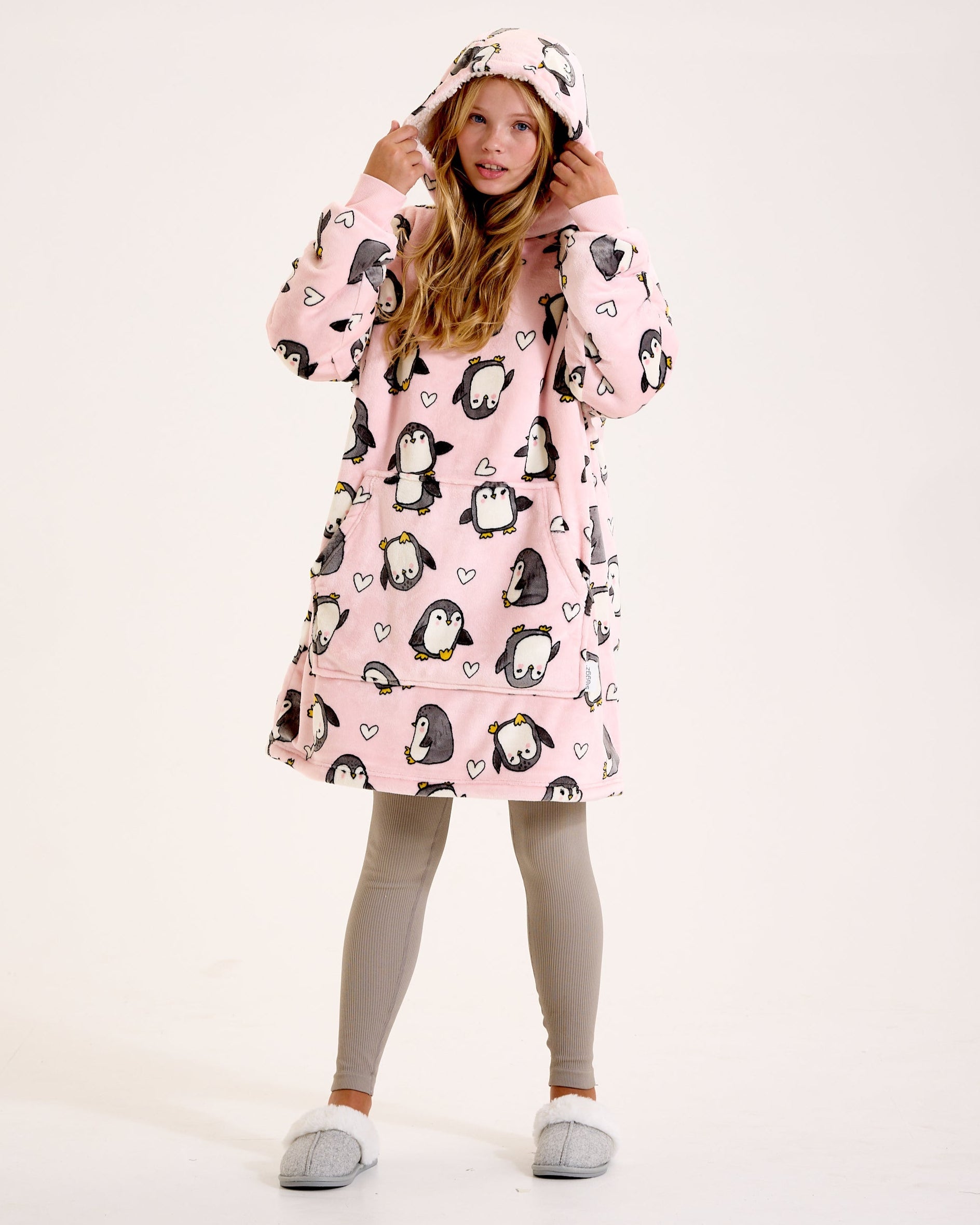 Penguin Hooded Blanket