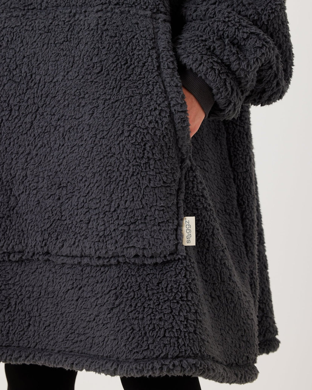 Charcoal Grey Hooded Blanket