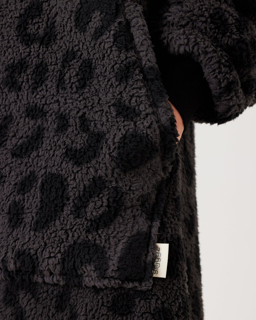 Kids Charcoal Animal Hooded Blanket