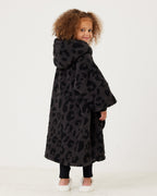 Kids Charcoal Animal Hooded Blanket