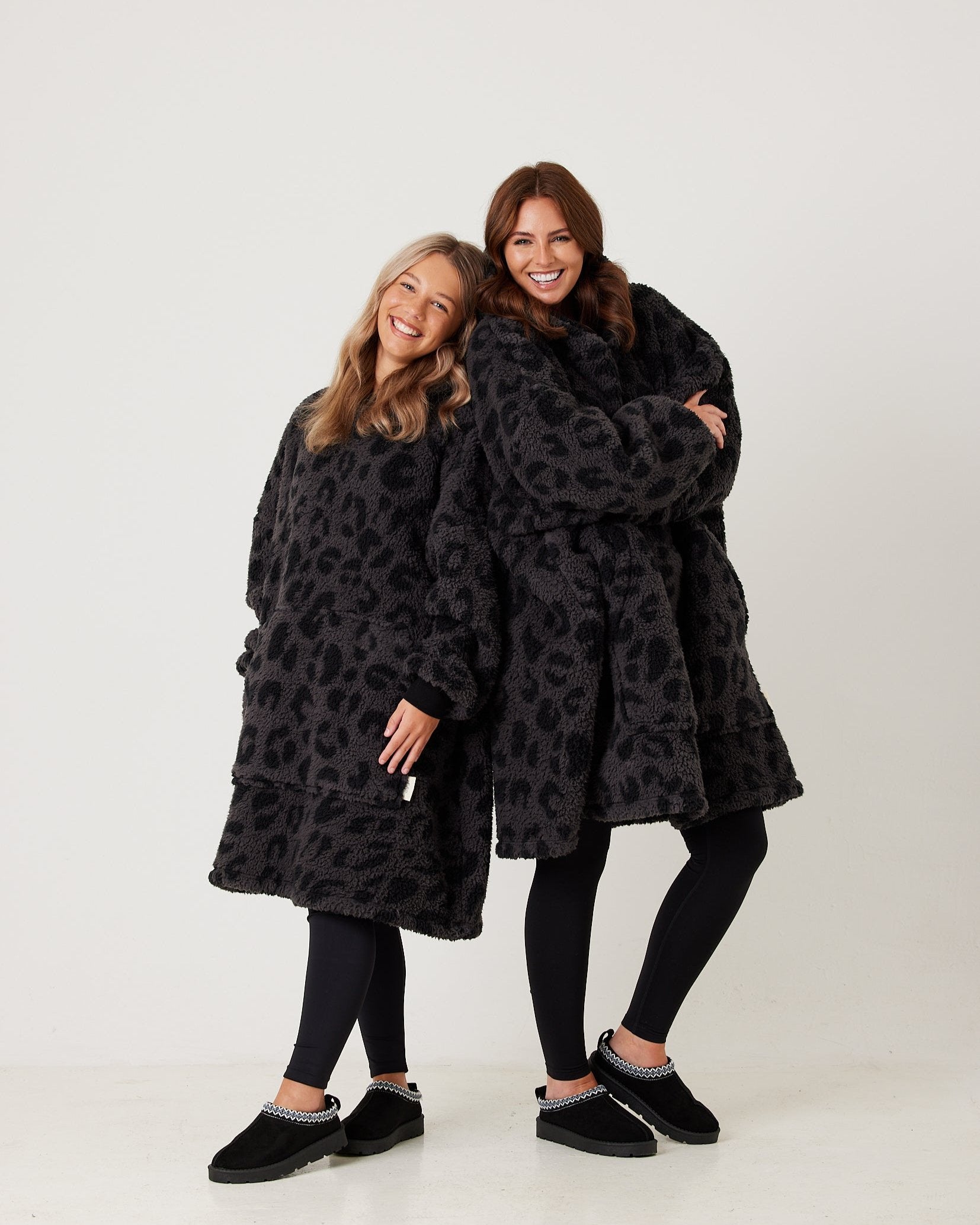 Kids Charcoal Animal Hooded Blanket