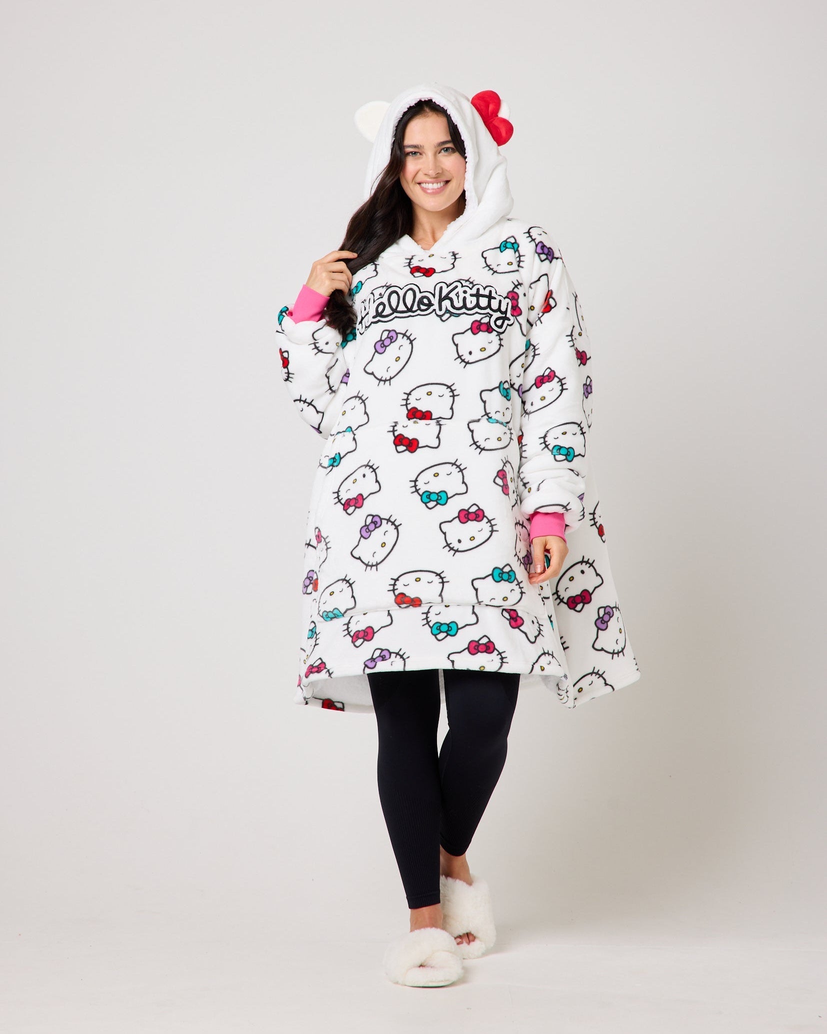 Hello Kitty Hooded Blanket