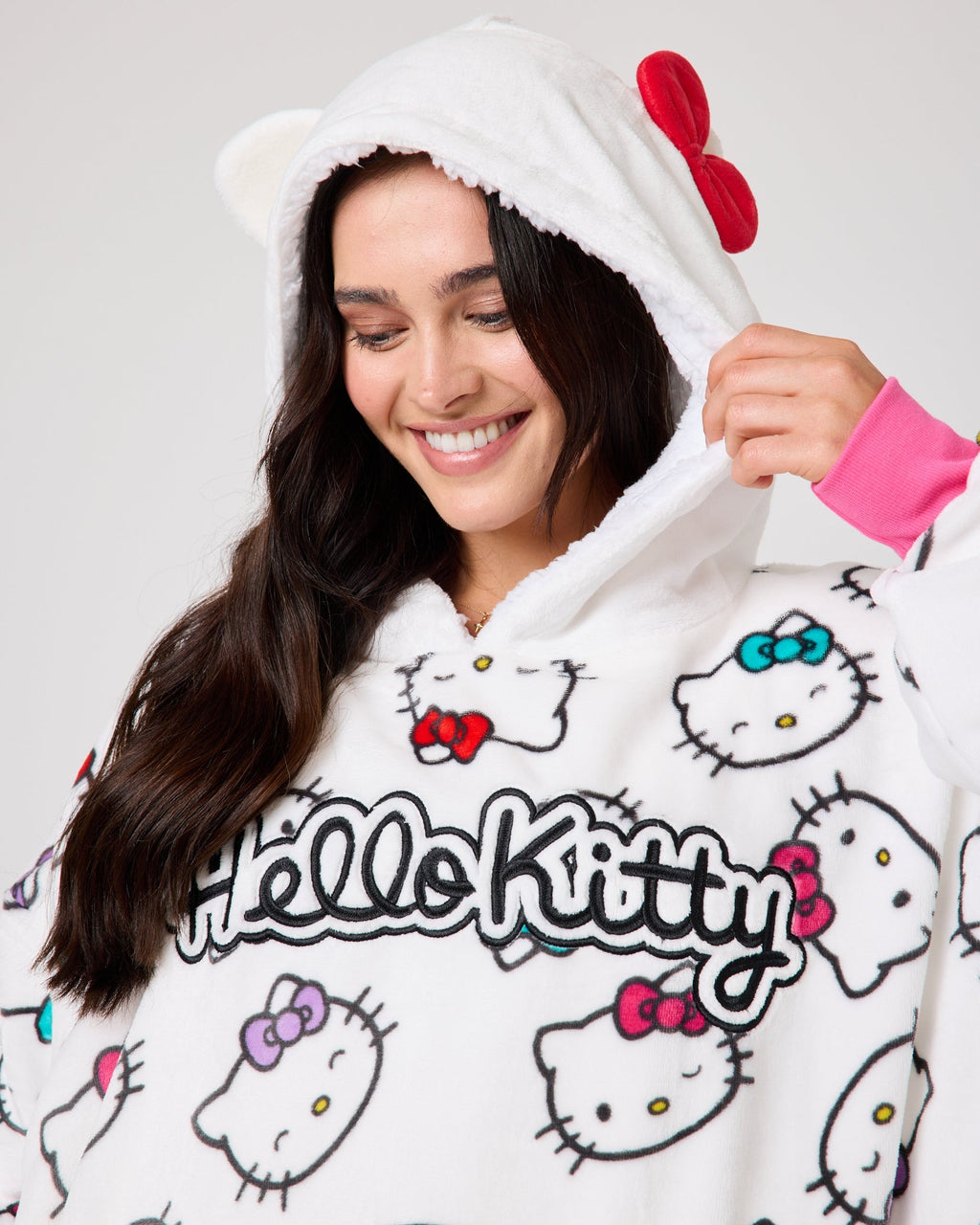 Hello Kitty Hooded Blanket