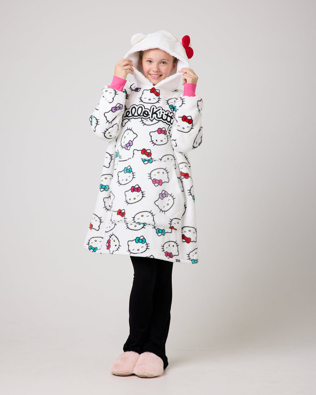 Hello Kitty Hooded Blanket