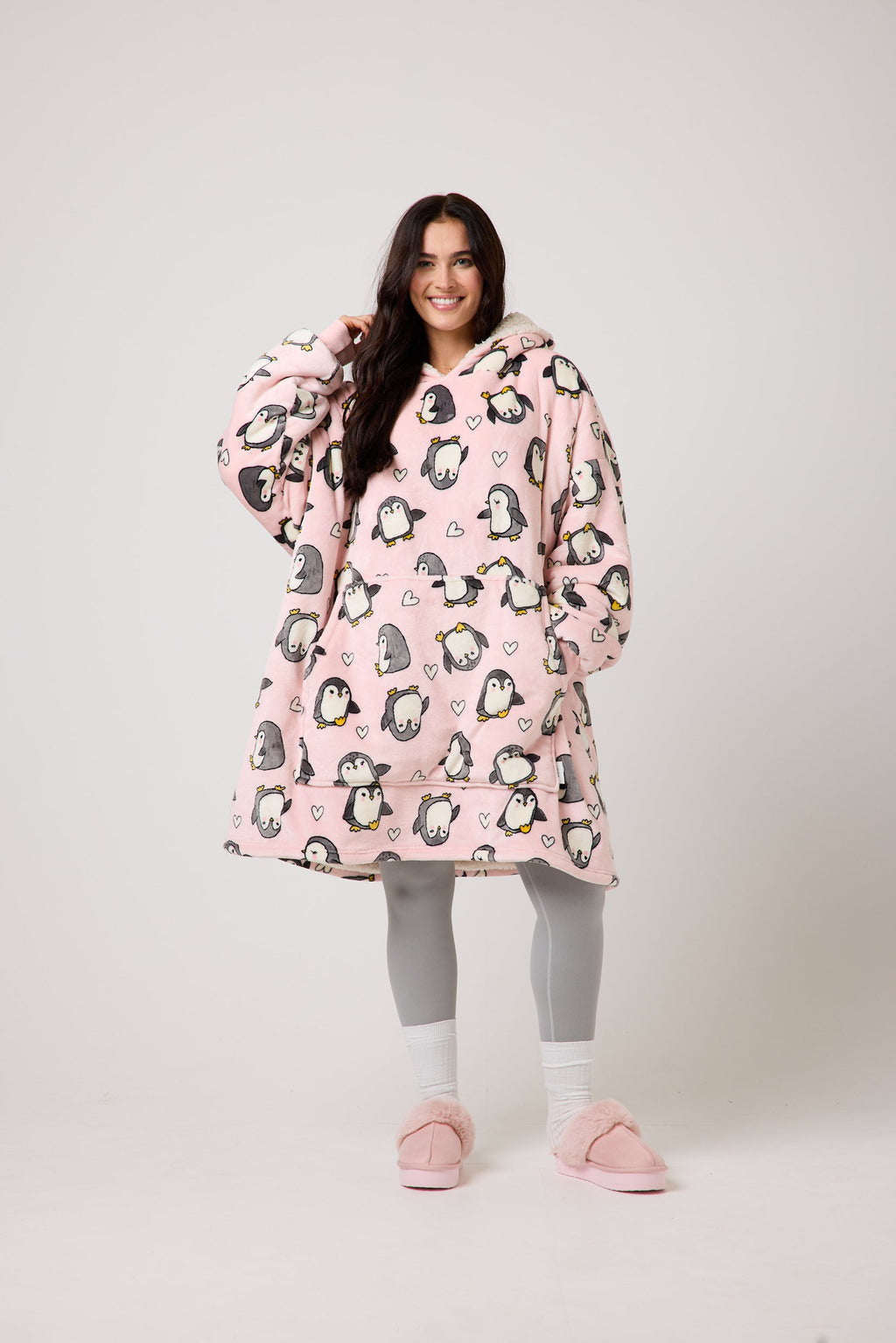Penguin Hooded Blanket