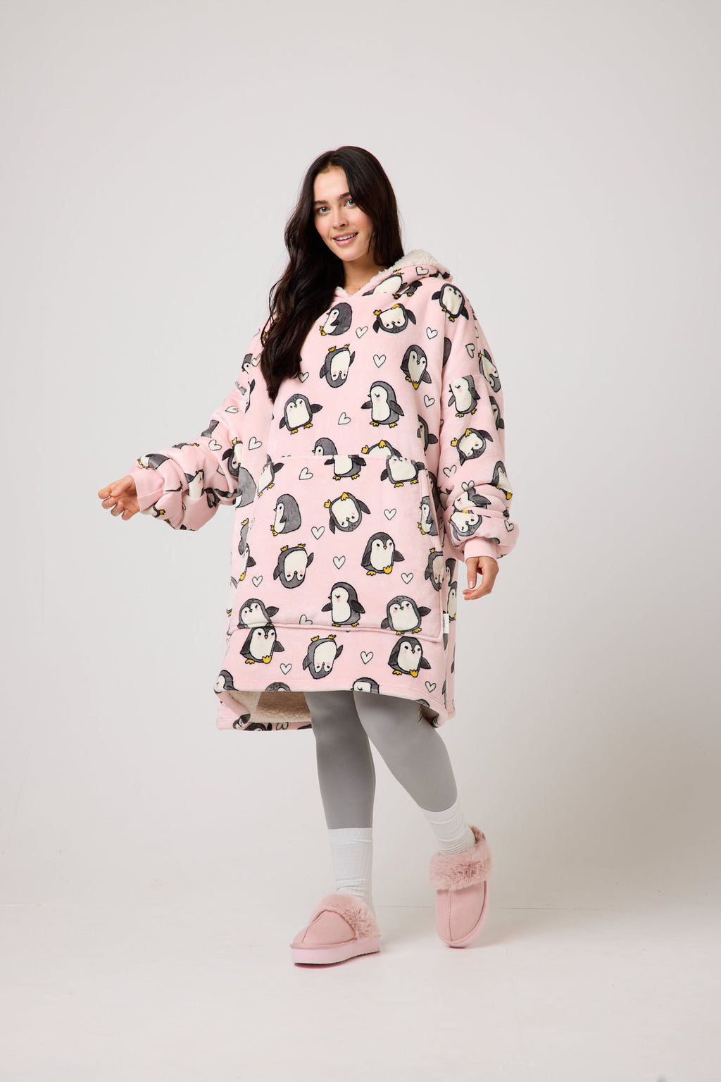 Penguin Hooded Blanket