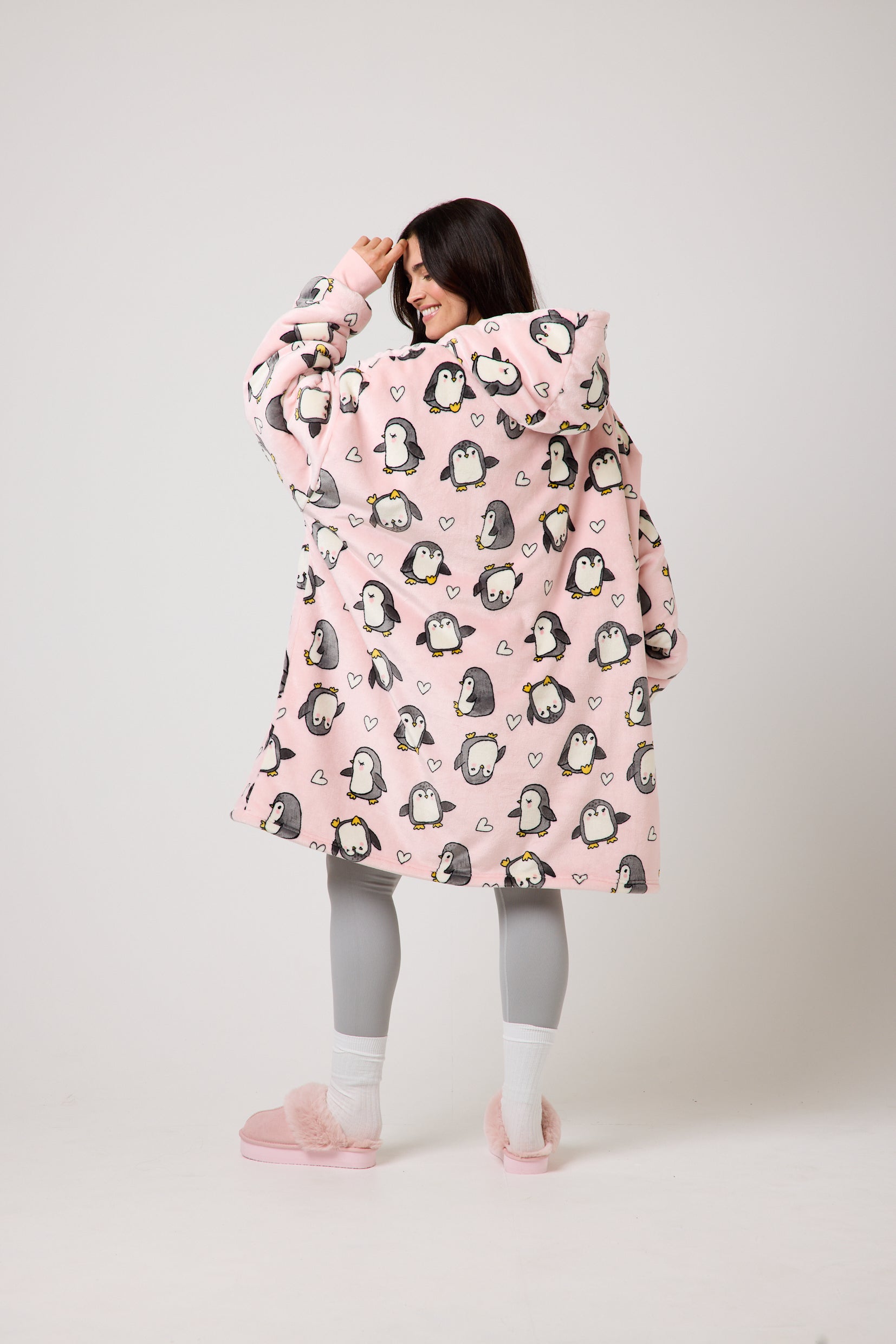 Penguin Hooded Blanket
