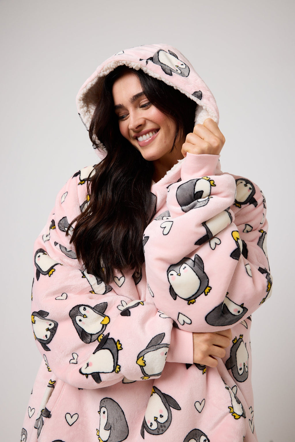 Penguin Hooded Blanket