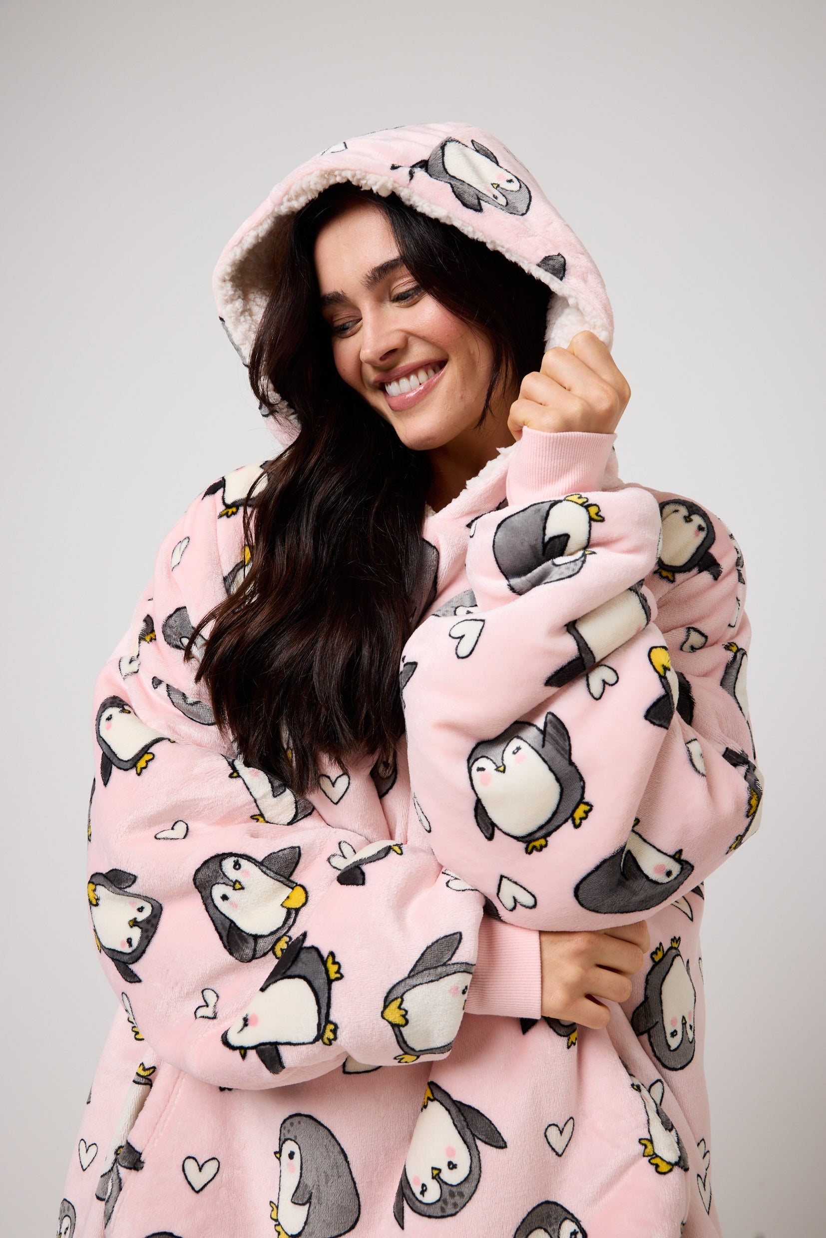 Penguin Hooded Blanket