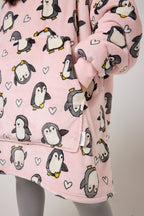 Penguin Hooded Blanket