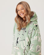 Kids Safari Animal Hooded Blanket