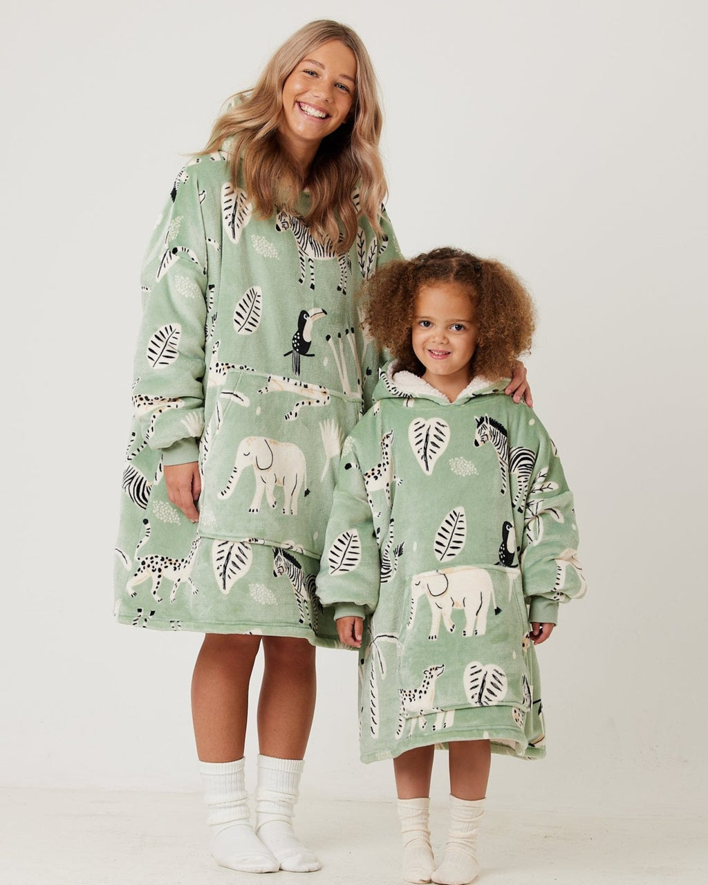 Safari Animal Hooded Blanket
