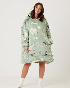 Safari Animal Hooded Blanket