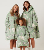 Safari Animal Hooded Blanket